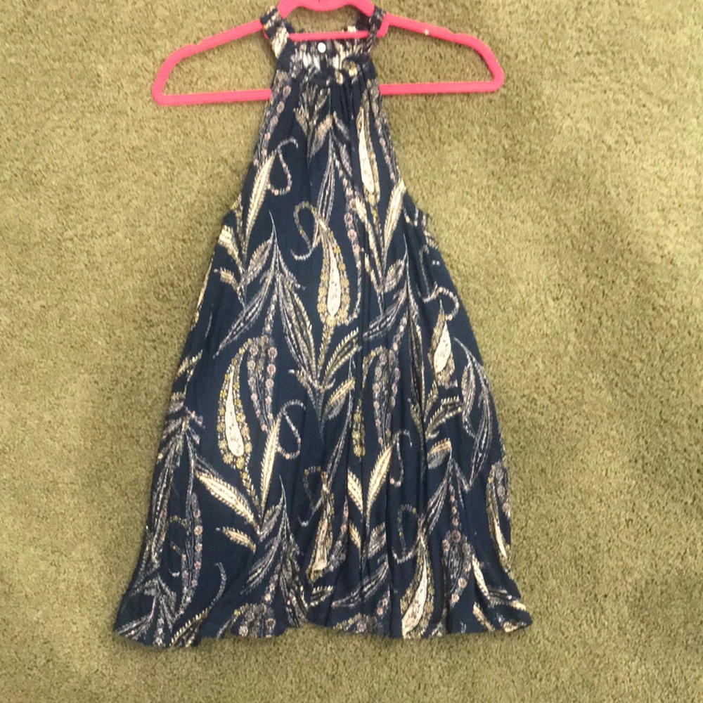 LOFT High Neck Swing Dress